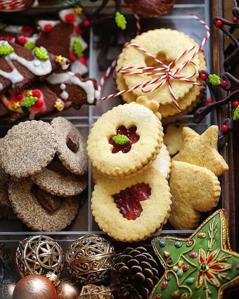 Orange Hazelnut Shortbread Cookies Recipe