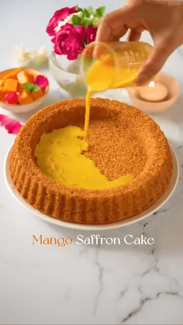 Saffron Tart Cake