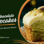 White Chocolate Cupcakes with Pistachio Mousse recipe