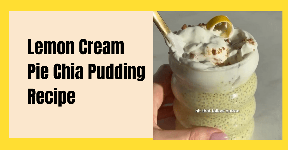 Lemon Cream Pie Chia Pudding