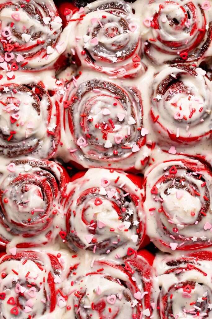 Red Velvet Cinnamon Rolls