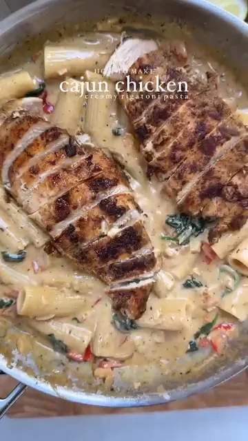 Rigatoni with Cajun Cream Sauce