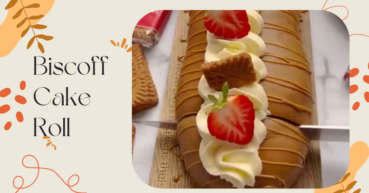 Biscoff Cake Roll