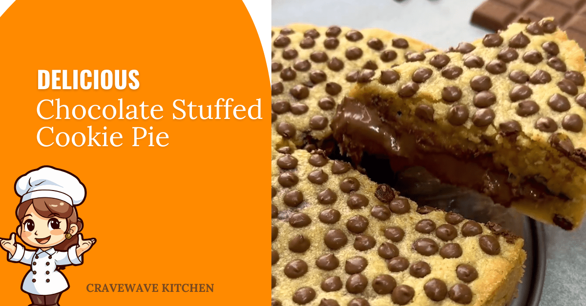 Chocolate Stuffed Cookie Pie Recipe