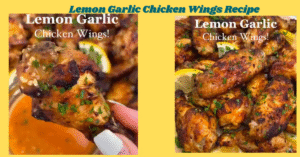 Lemon Garlic Chicken Wings Recipe