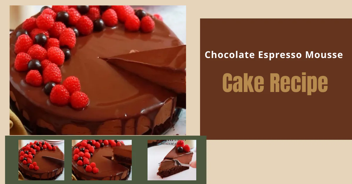 Chocolate Espresso Mousse Cake