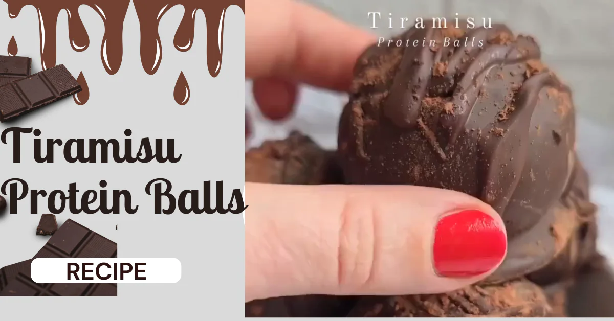 Tiramisu Protein Balls