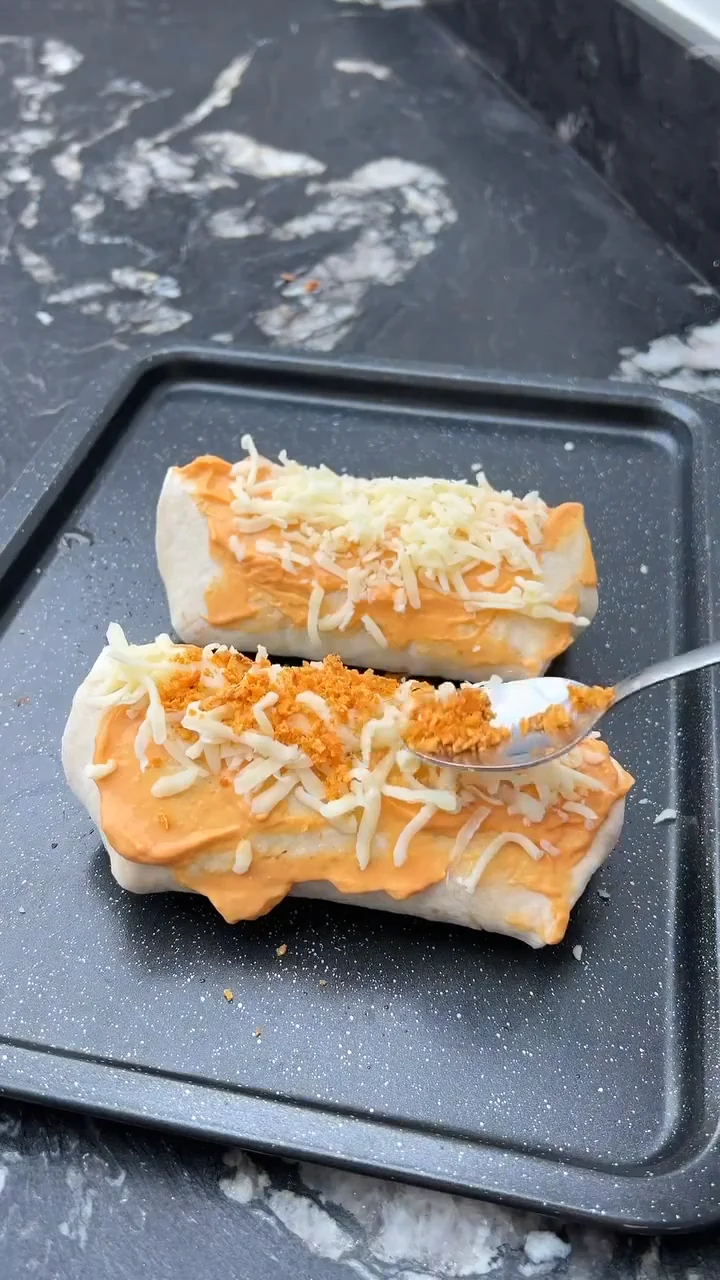 Taco Beef Burritos Assembled in Dish