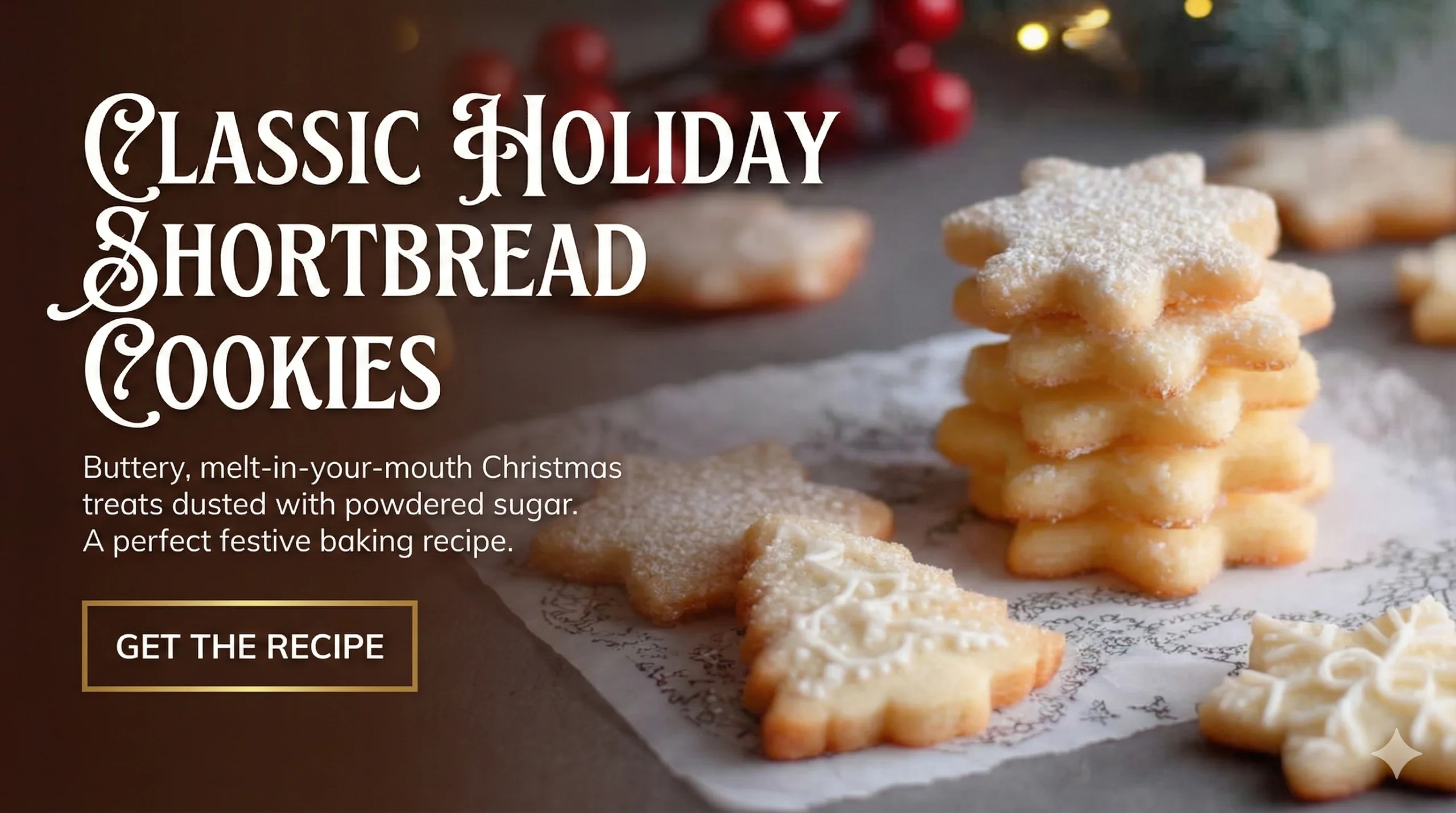 Christmas Shortbread Cookies Recipe