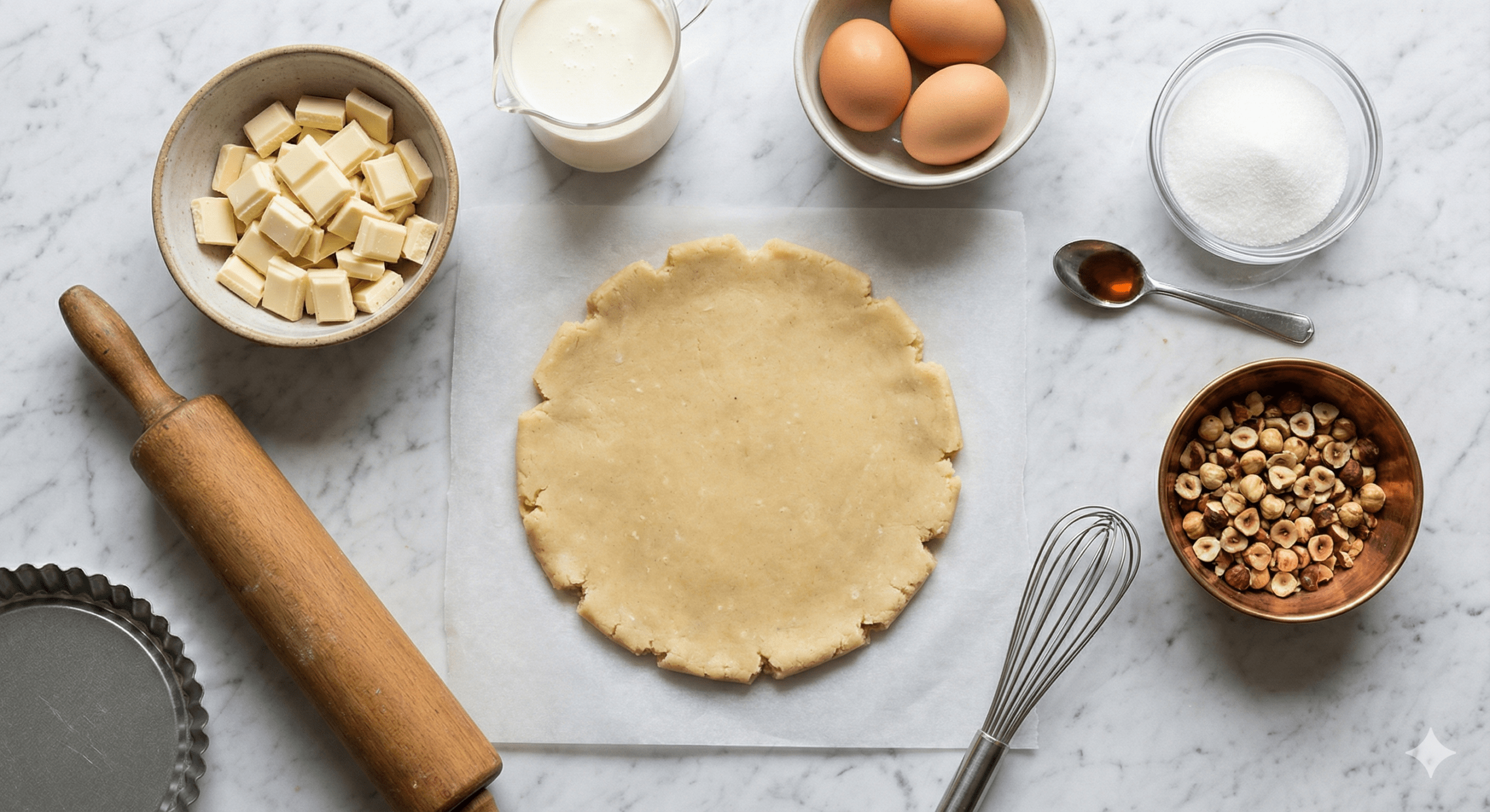 Kinder Bueno White Chocolate & Hazelnut Tart Recipe