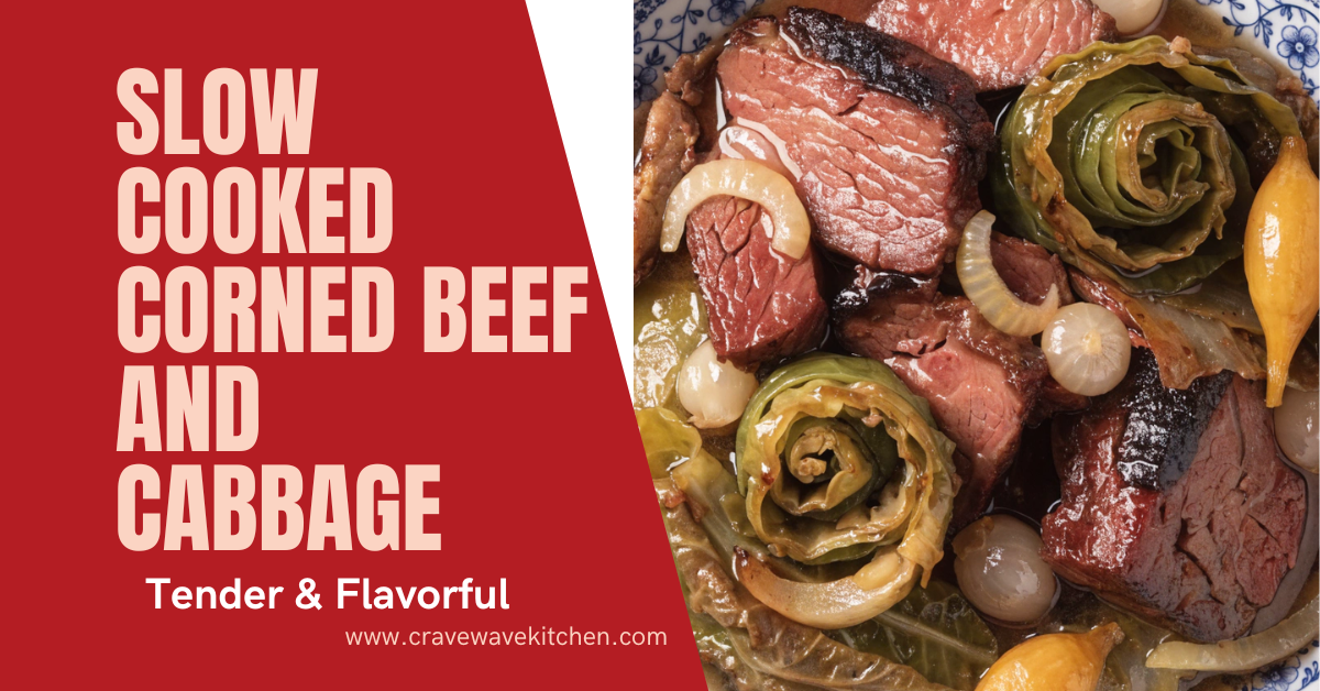 Slow Cooked Corned Beef and Cabbage Recipe
