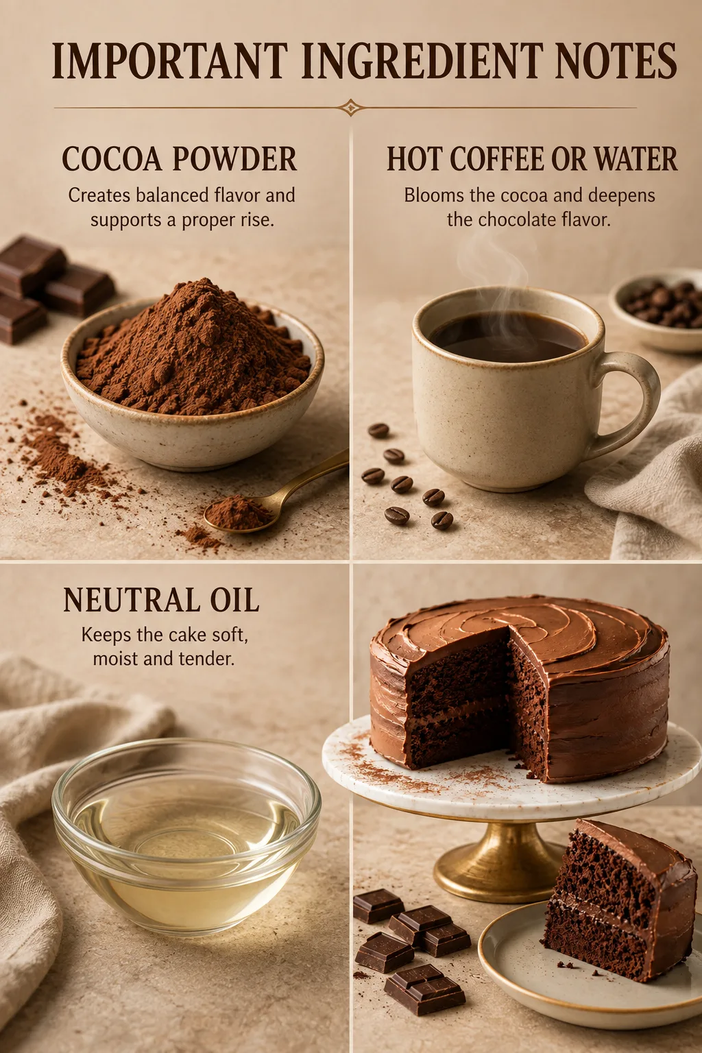 One-Bowl 1-Egg Chocolate Cake