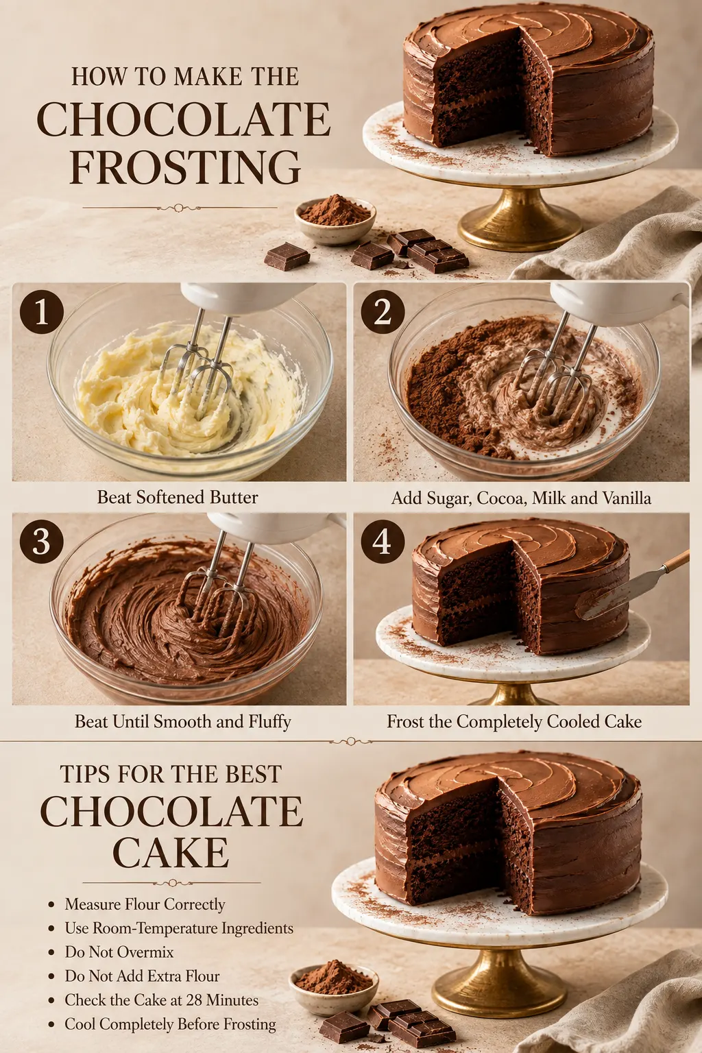 One-Bowl 1-Egg Chocolate Cake