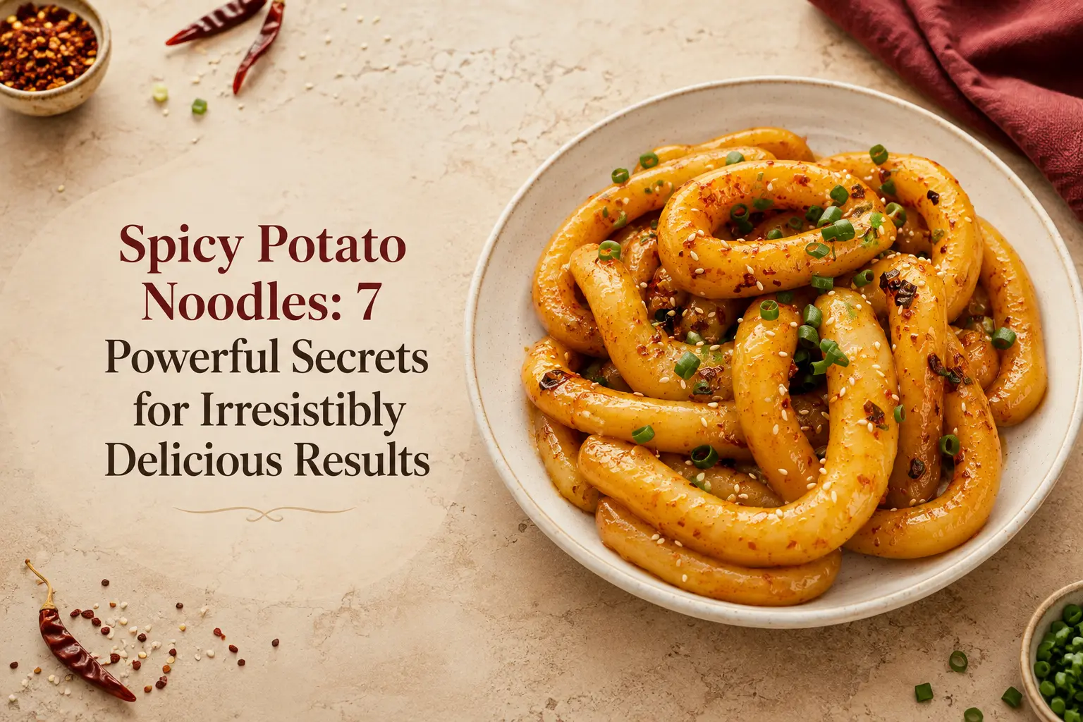 Spicy Potatoe Noodles