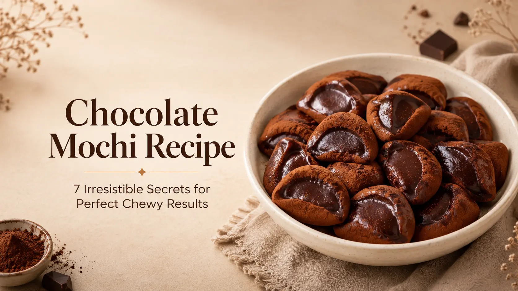 Chocolate Mochi
