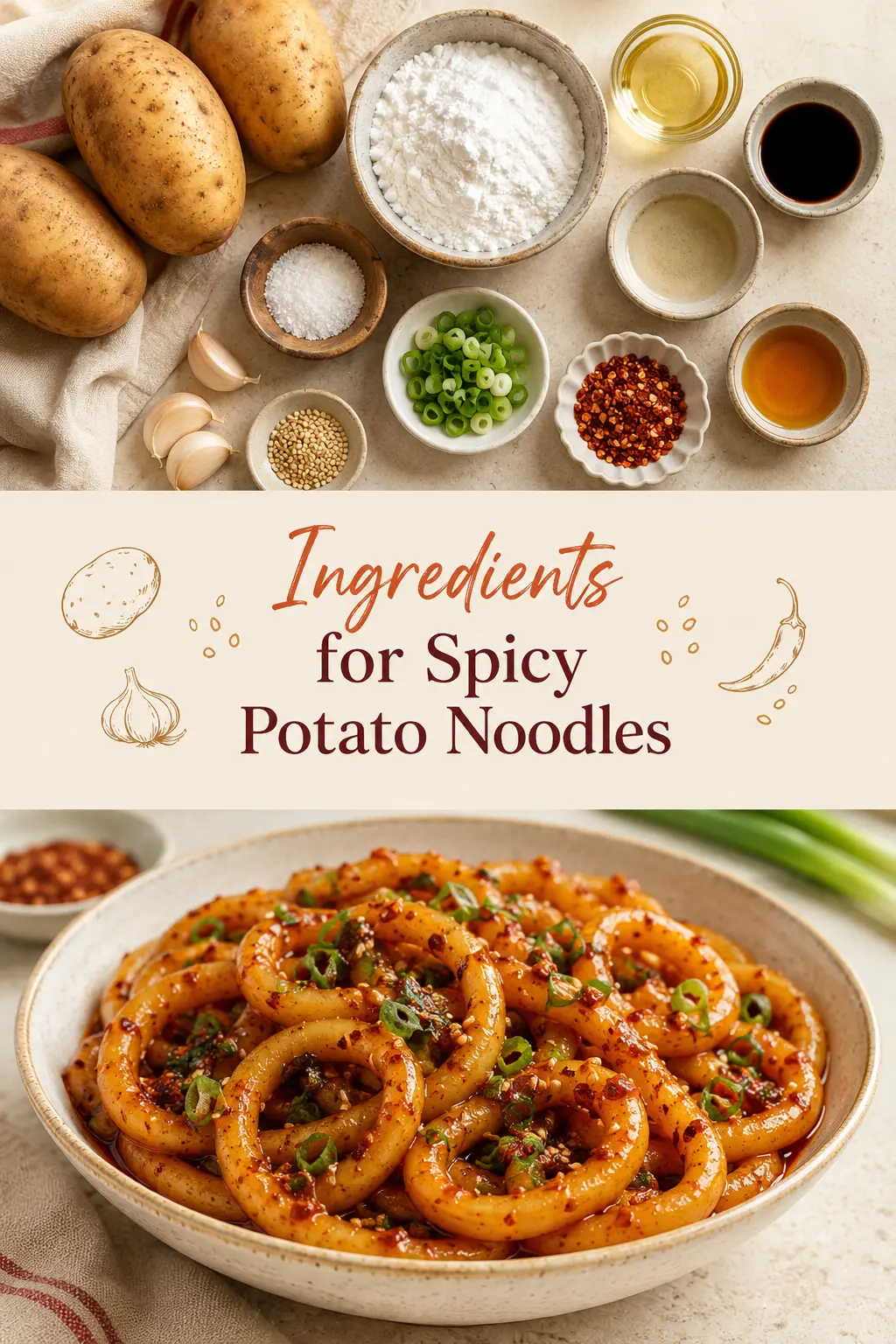Spicy Potatoe Noodles