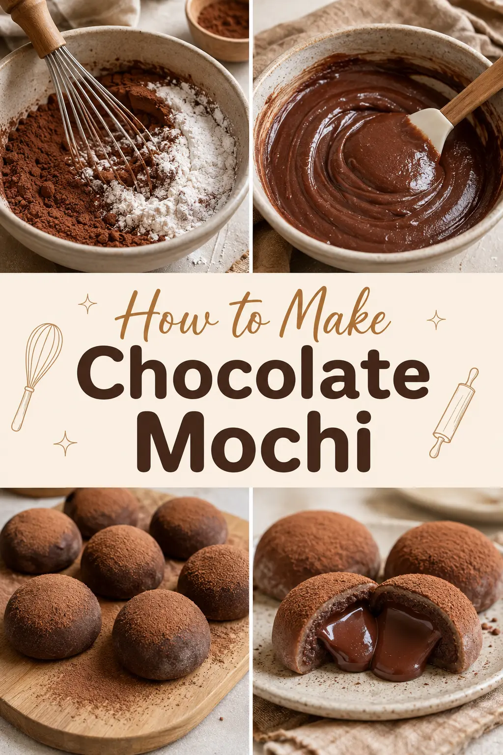 Chocolate Mochi