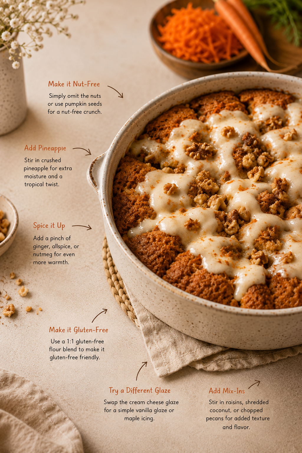 Carrot Cake Cobbler