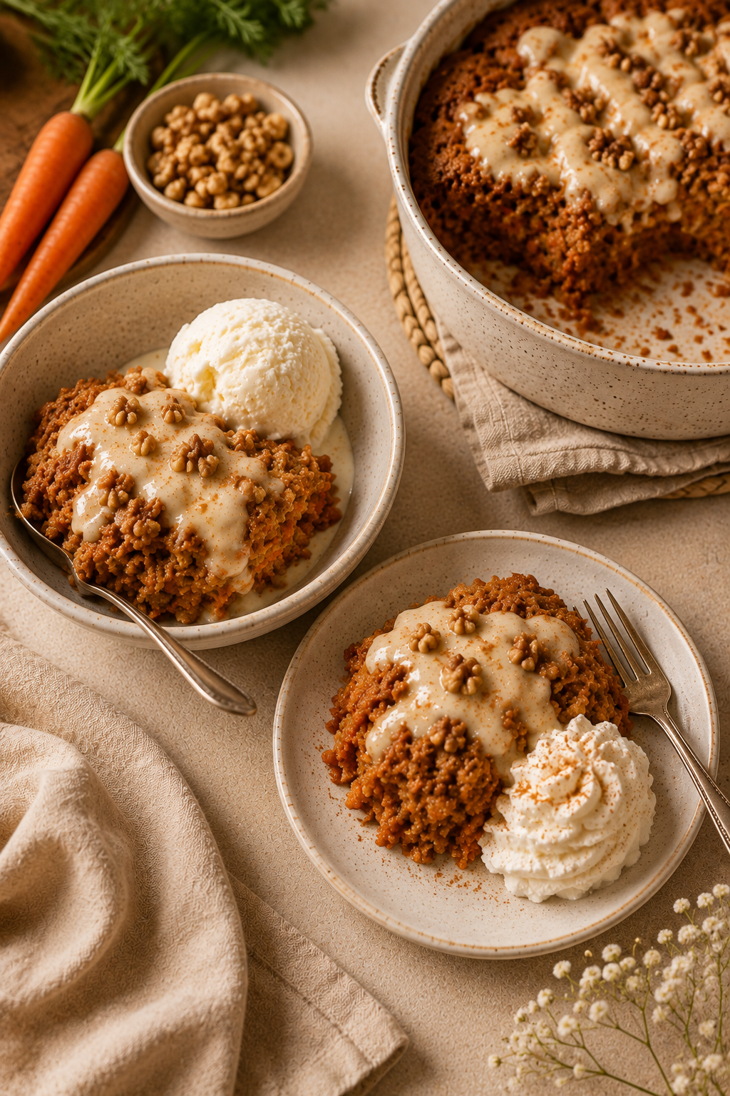 Carrot Cake Cobbler