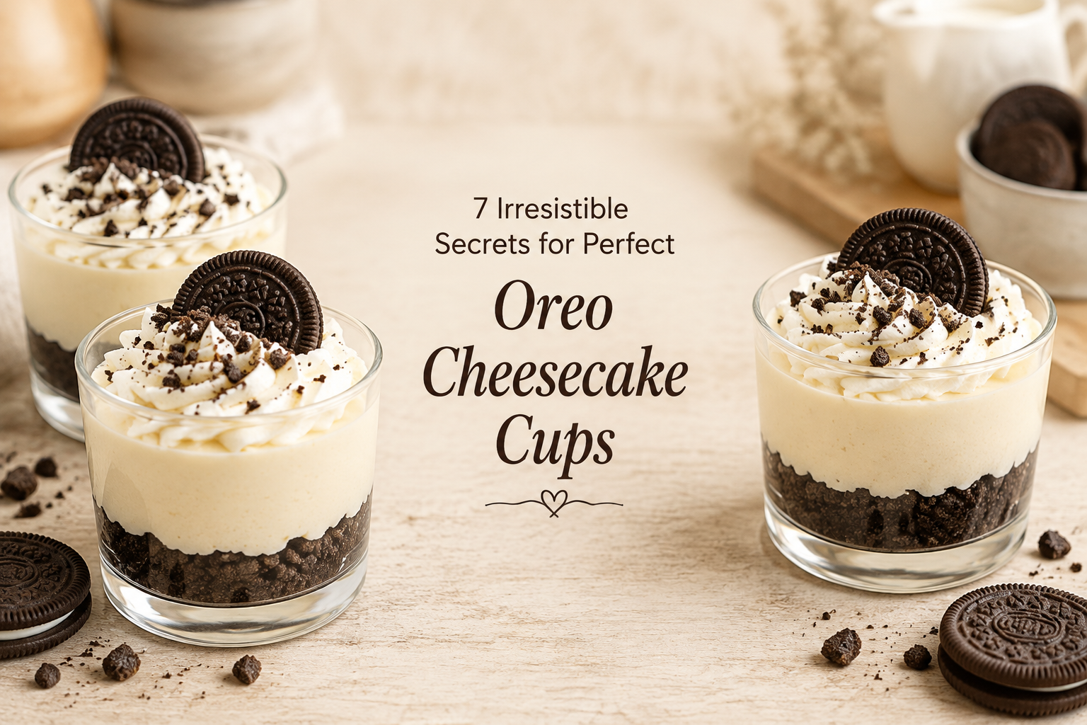 Oreo Cheesecake Cups