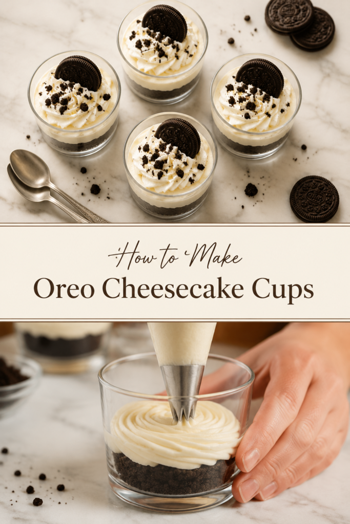 Oreo Cheesecake Cups