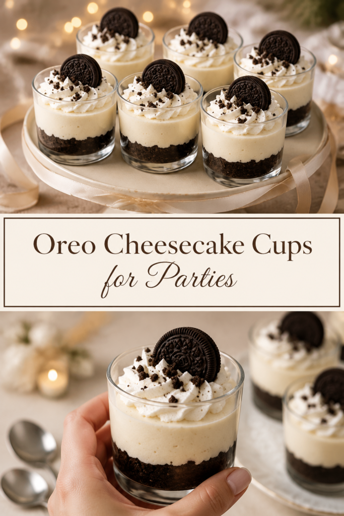 Oreo Cheesecake Cups