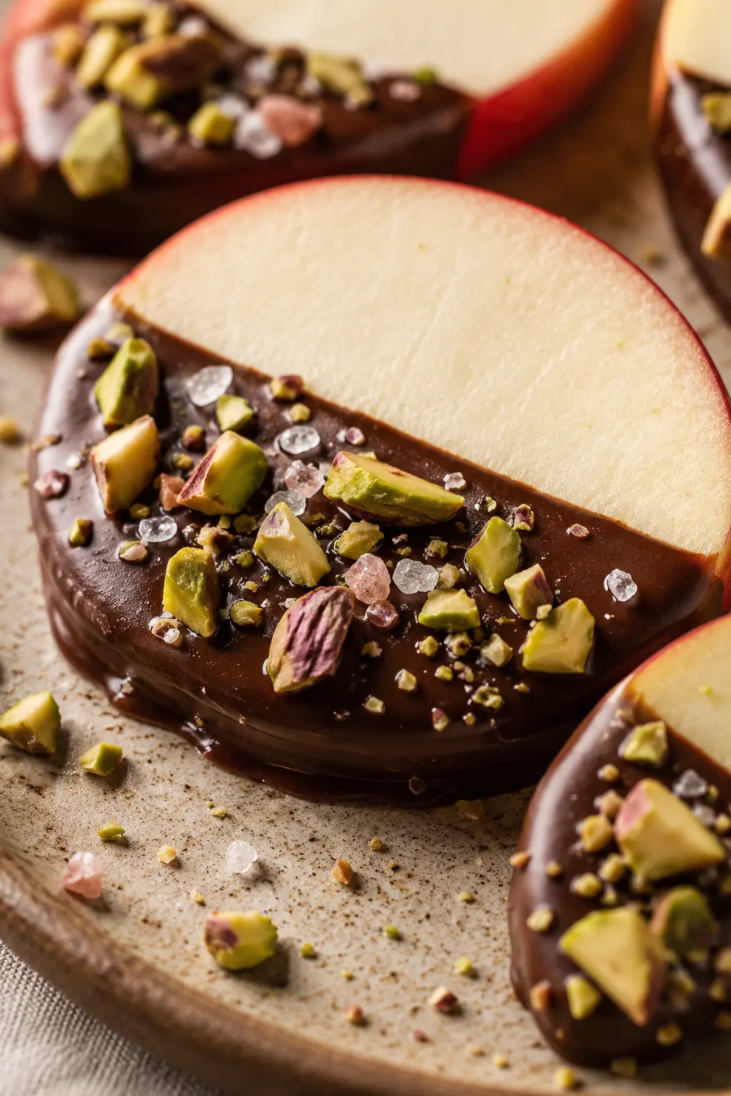 chocolate dipped apples