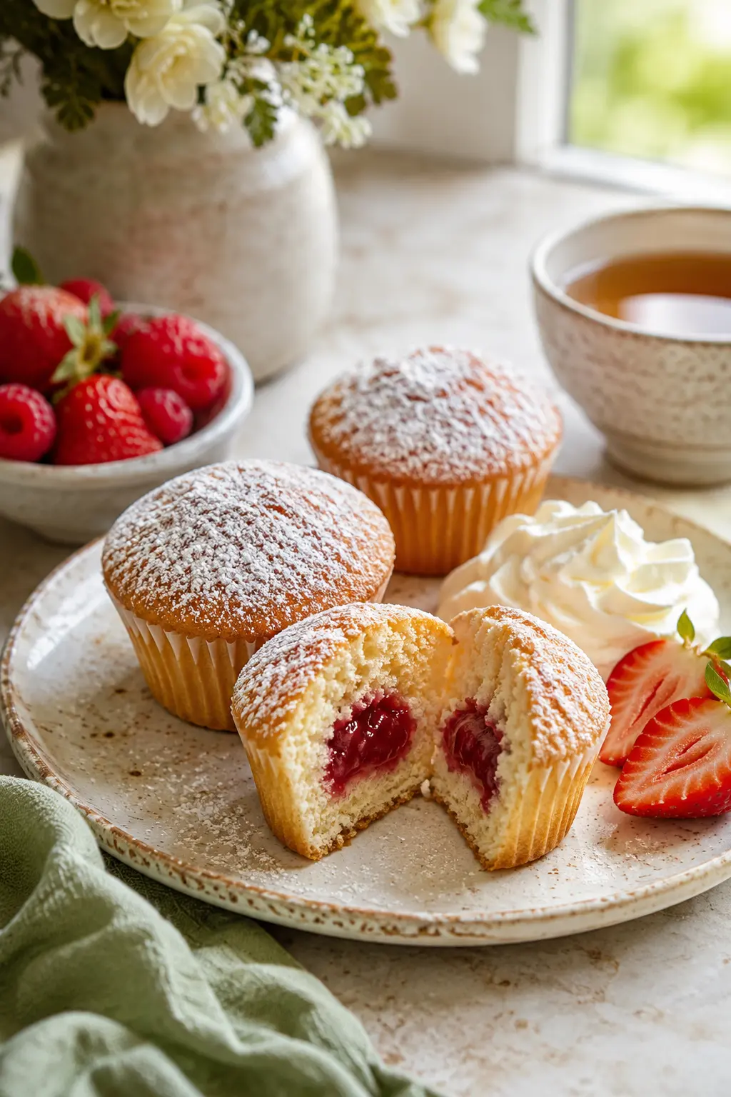 Stovetop Jam-Filled Cupcakes