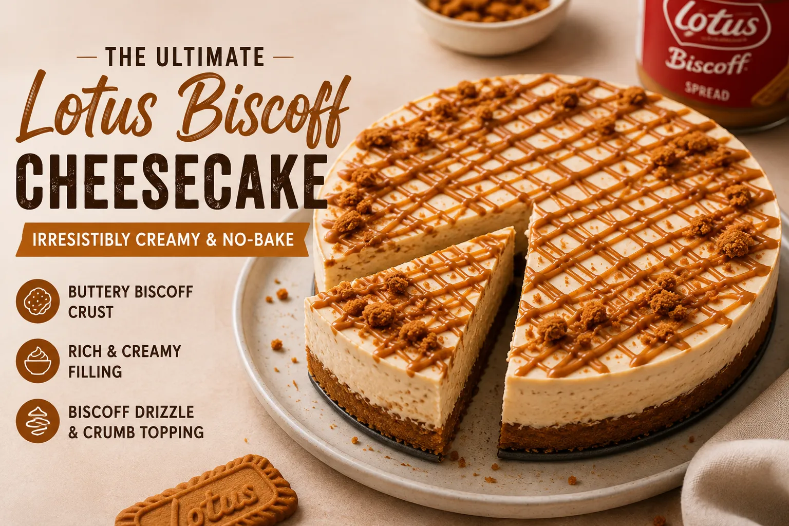 Lotus Biscoff Cheesecake