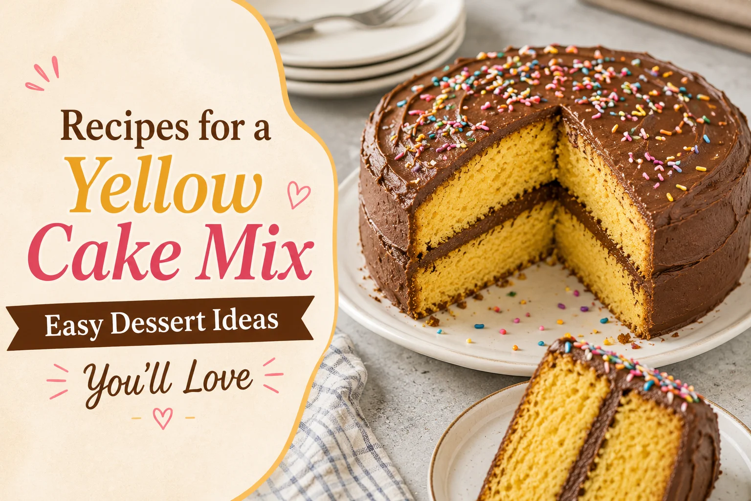 Recipes for a Yellow Cake Mix