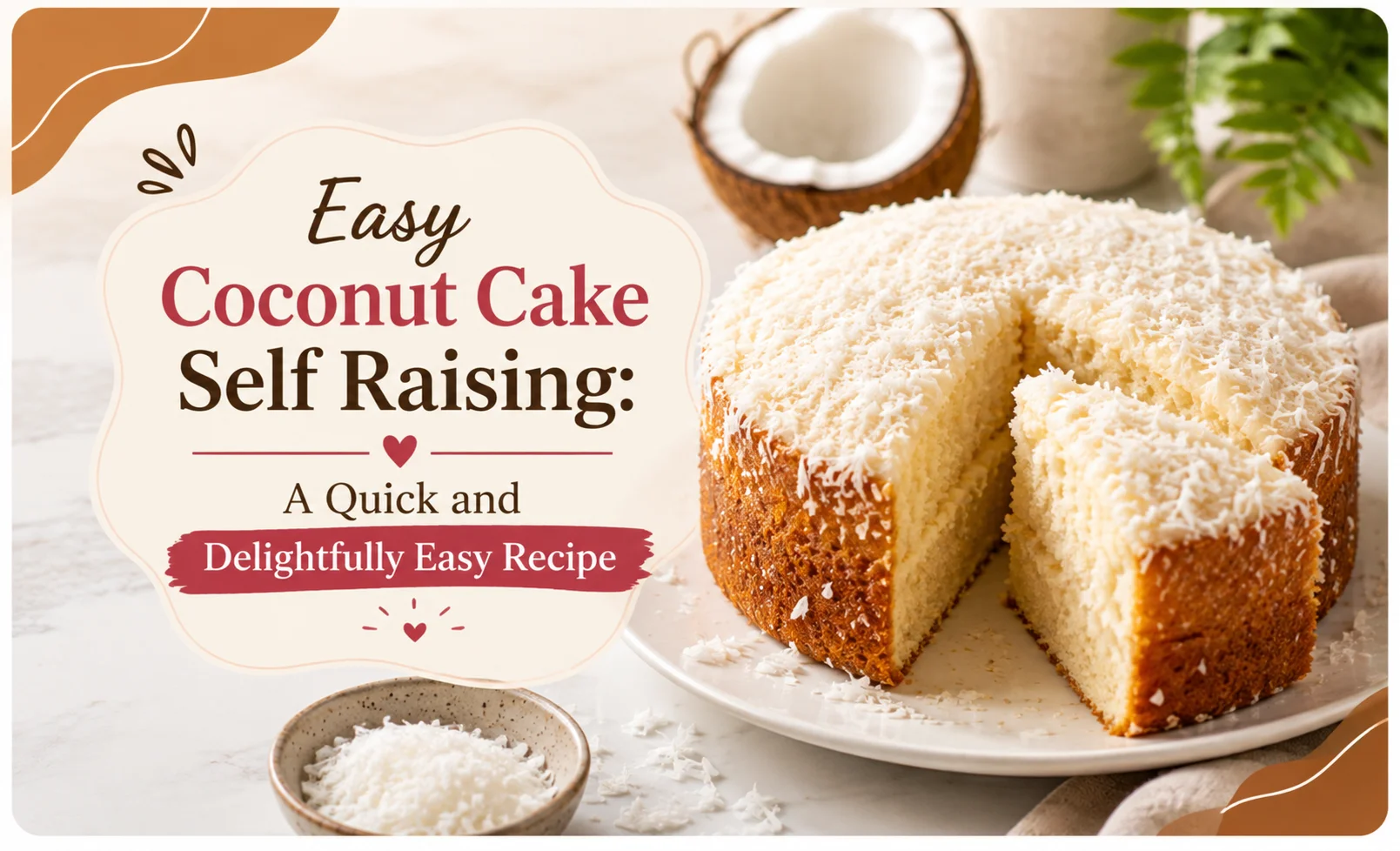 Easy Coconut Cake Self Raising