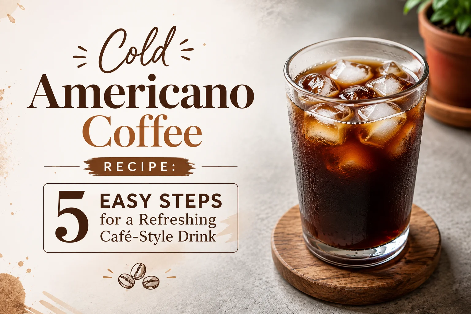 Cold Americano Coffee