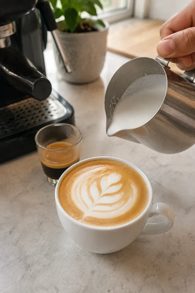 How Much Milk in a Latte