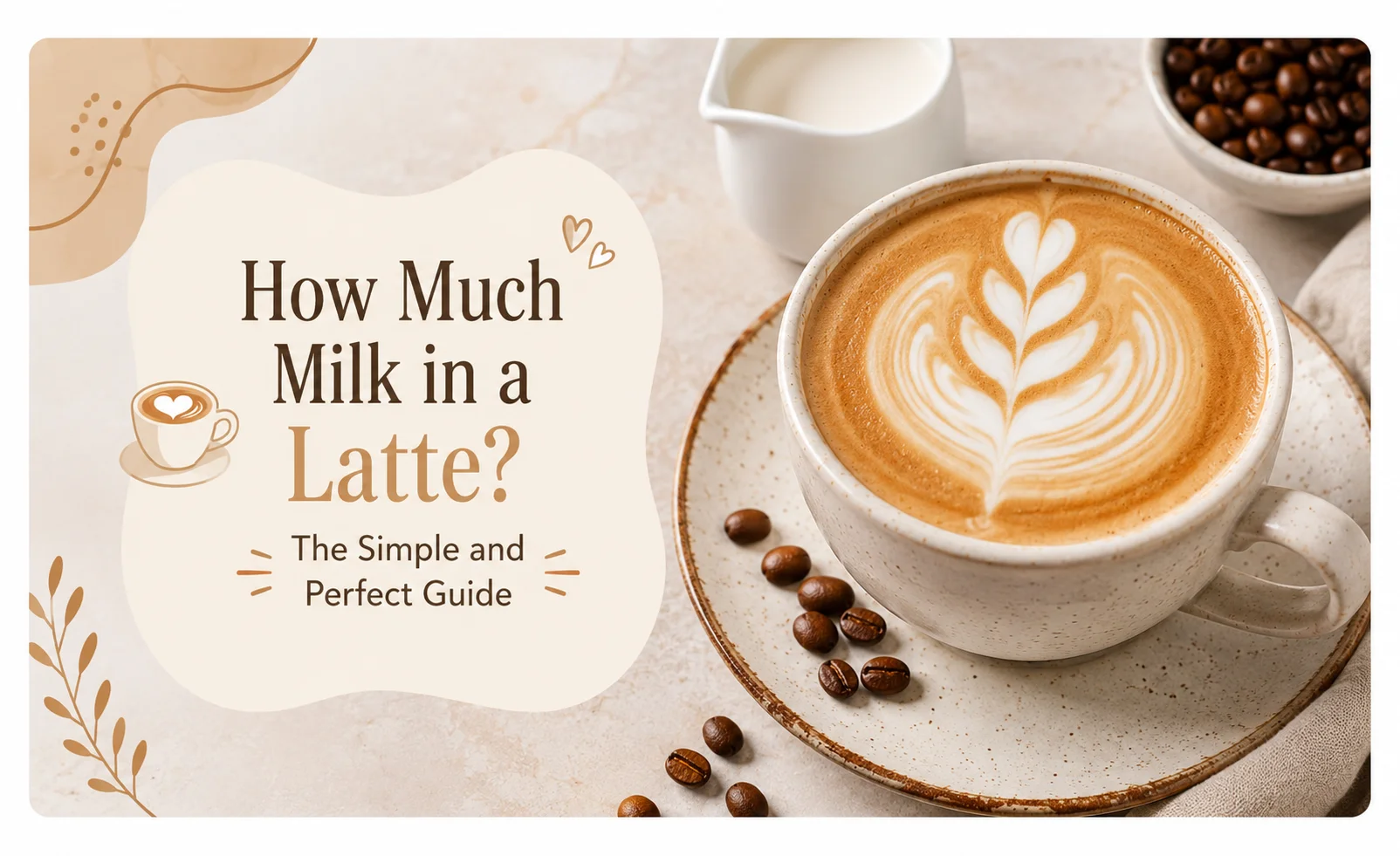 How Much Milk in a Latte