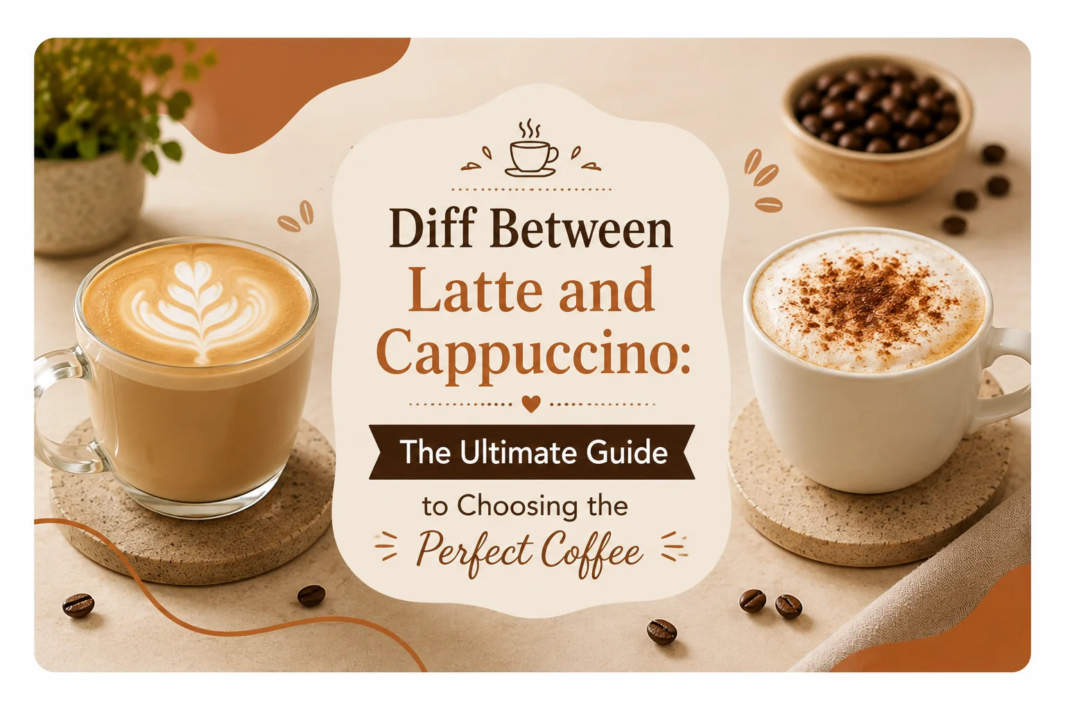 Diff Between Latte and Cappuccino