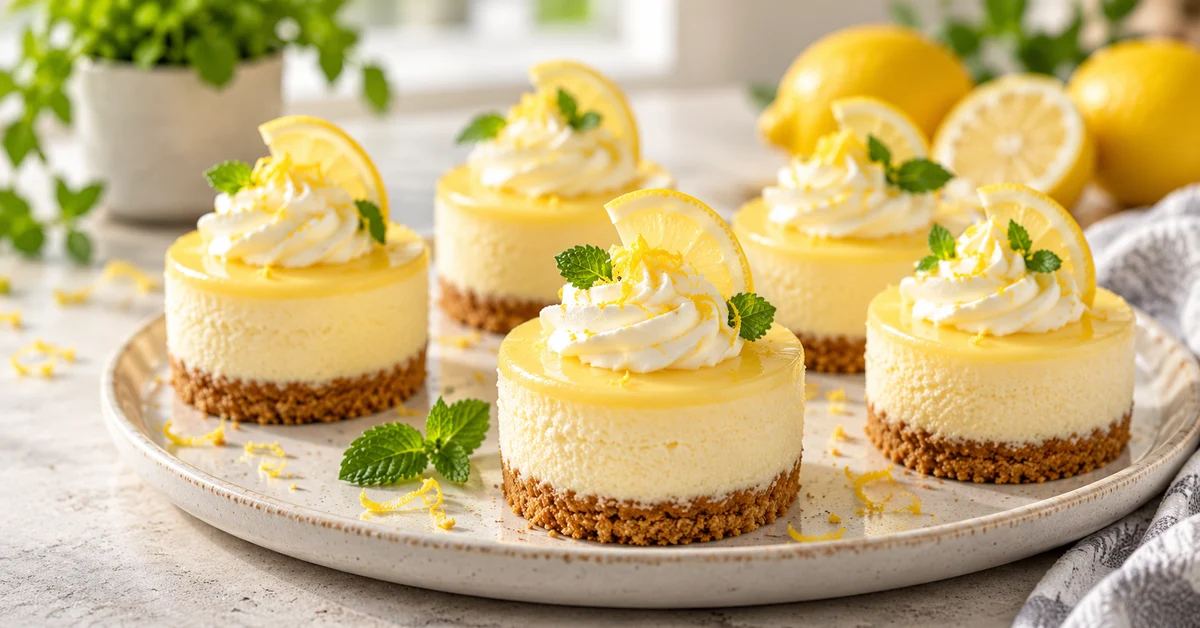 mini lemon cheesecakes feature 1200x628 1