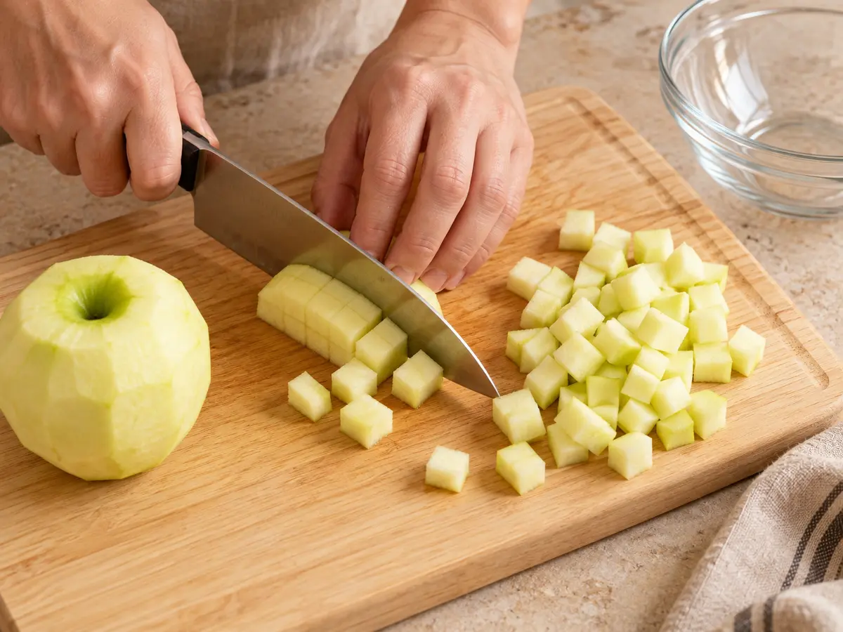 Caramel apple cookies recipe step 1