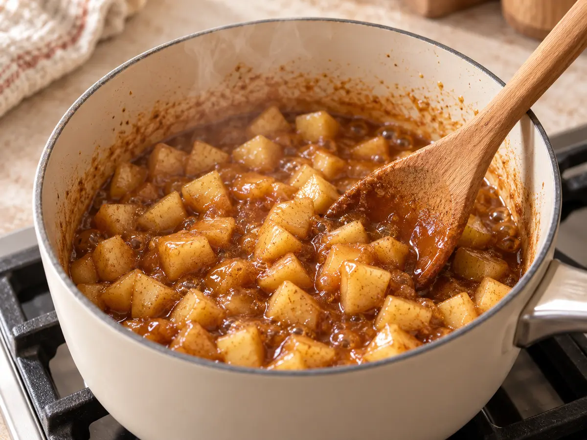 Caramel apple cookies recipe step 2