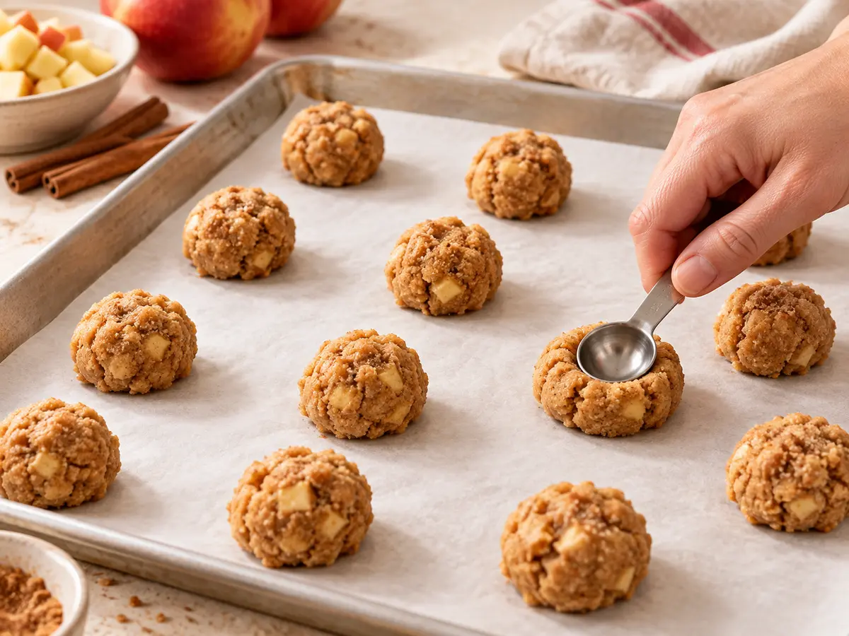Caramel apple cookies recipe step 5