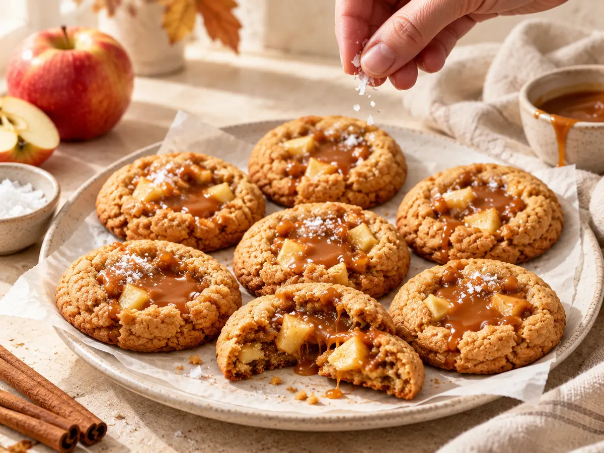 Caramel apple cookies recipe step 8