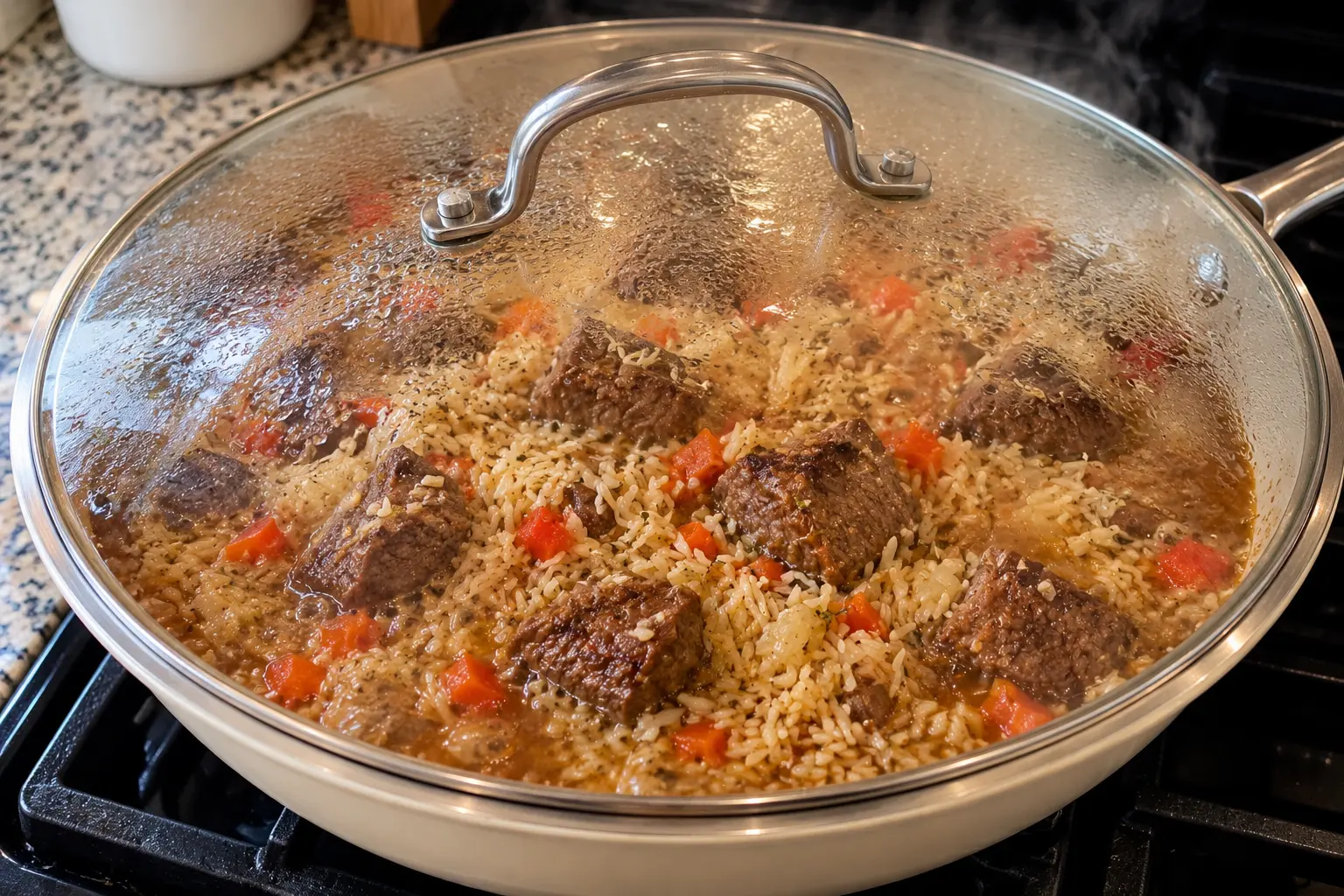 cheesy hamburger rice casserole recipe