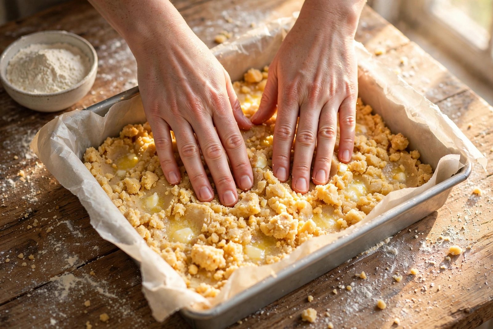 Fresh Apricot Crumble Bars