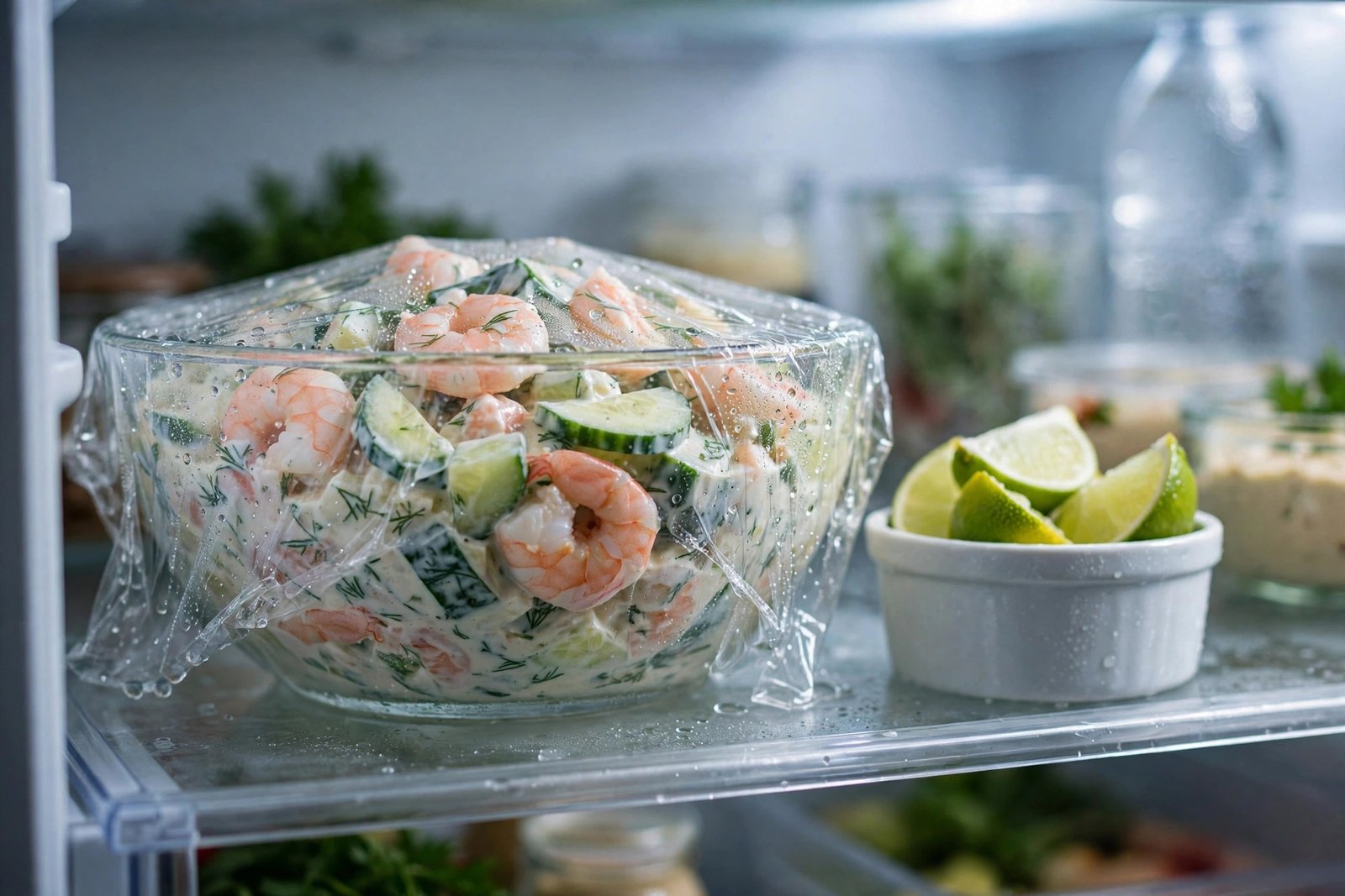 Creamy Cucumber Shrimp Salad