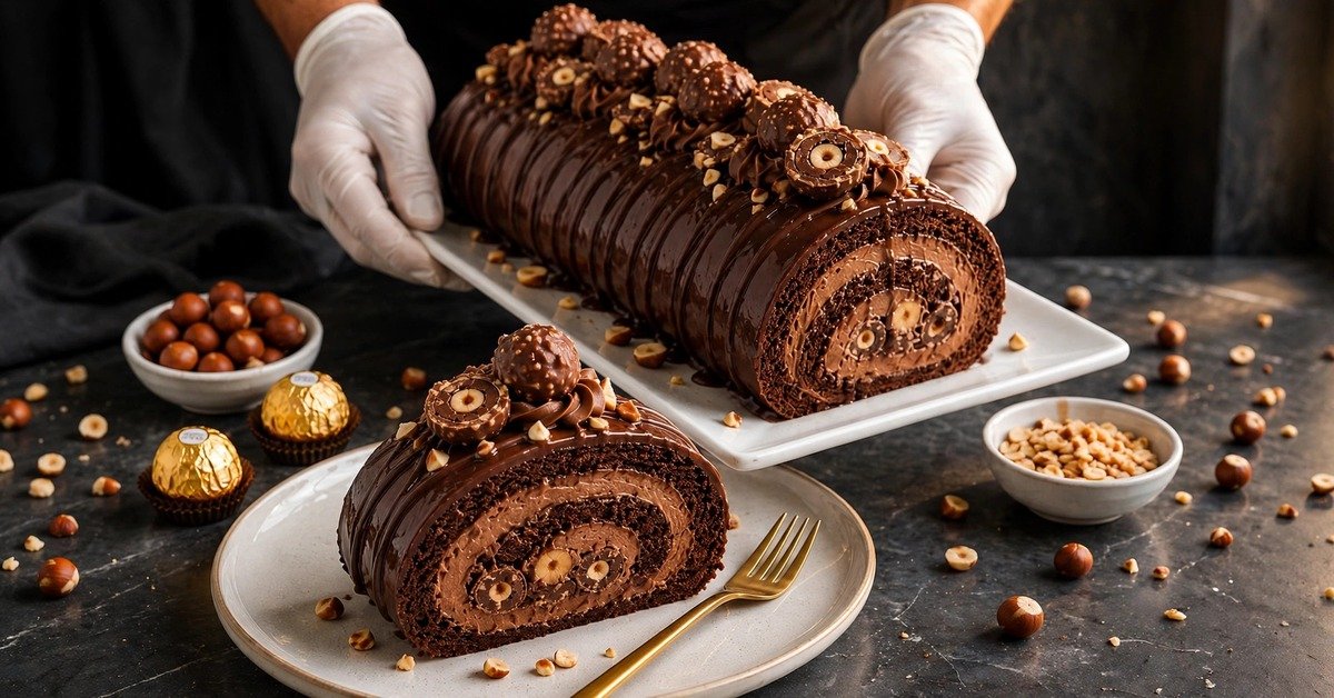 Ferrero Rocher Cake Recipe