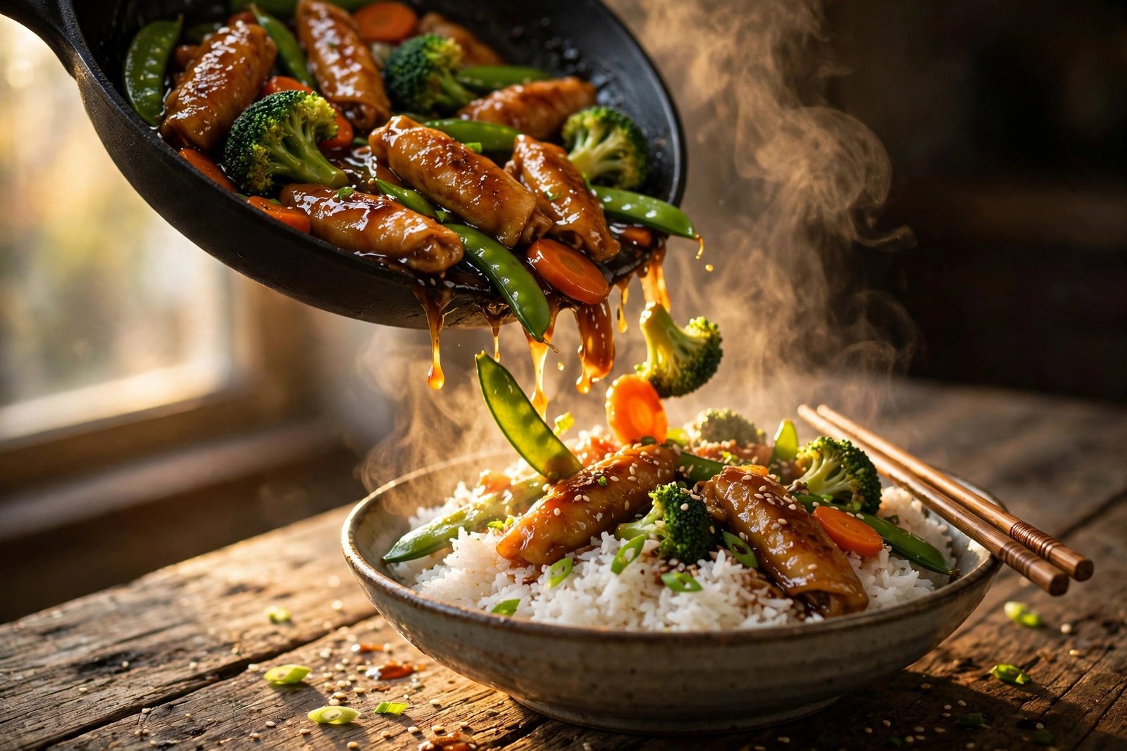 Potsticker Stir Fry