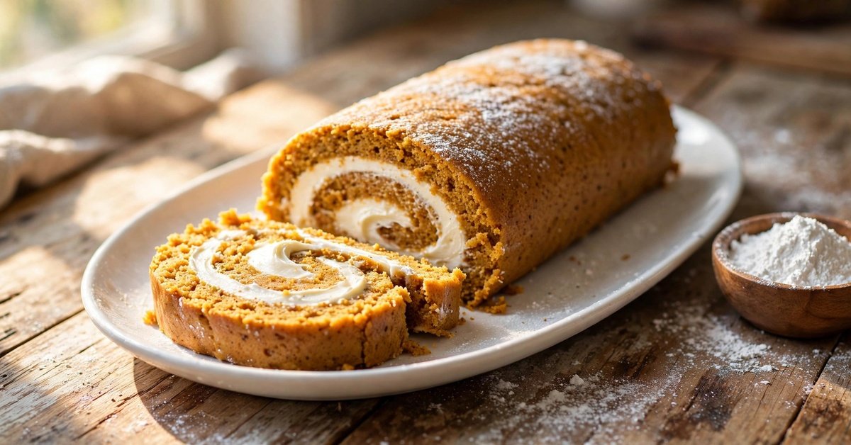 easy pumpkin roll recipe