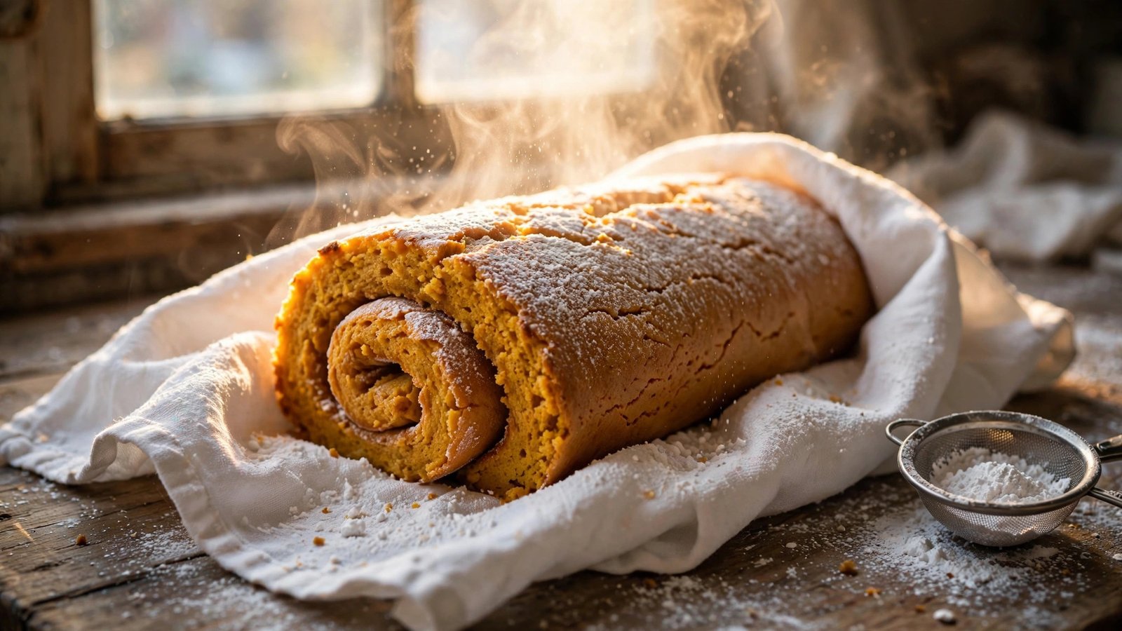 easy pumpkin roll recipe